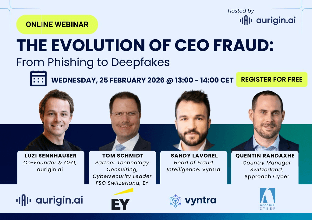 Webinar - The Evolution of CEO Fraud: From Phishing to Deepfakes